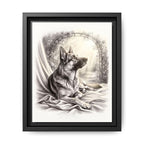 Canvas Framed 8x10 Black