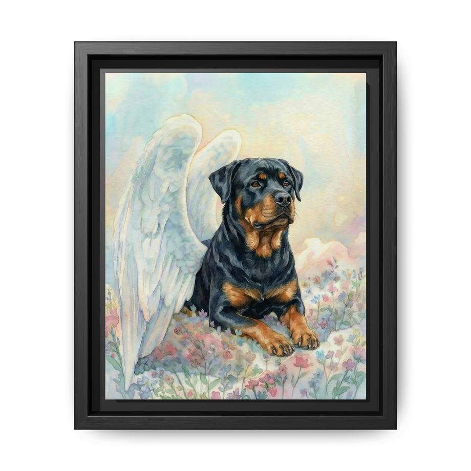 Canvas Framed 8x10 Black