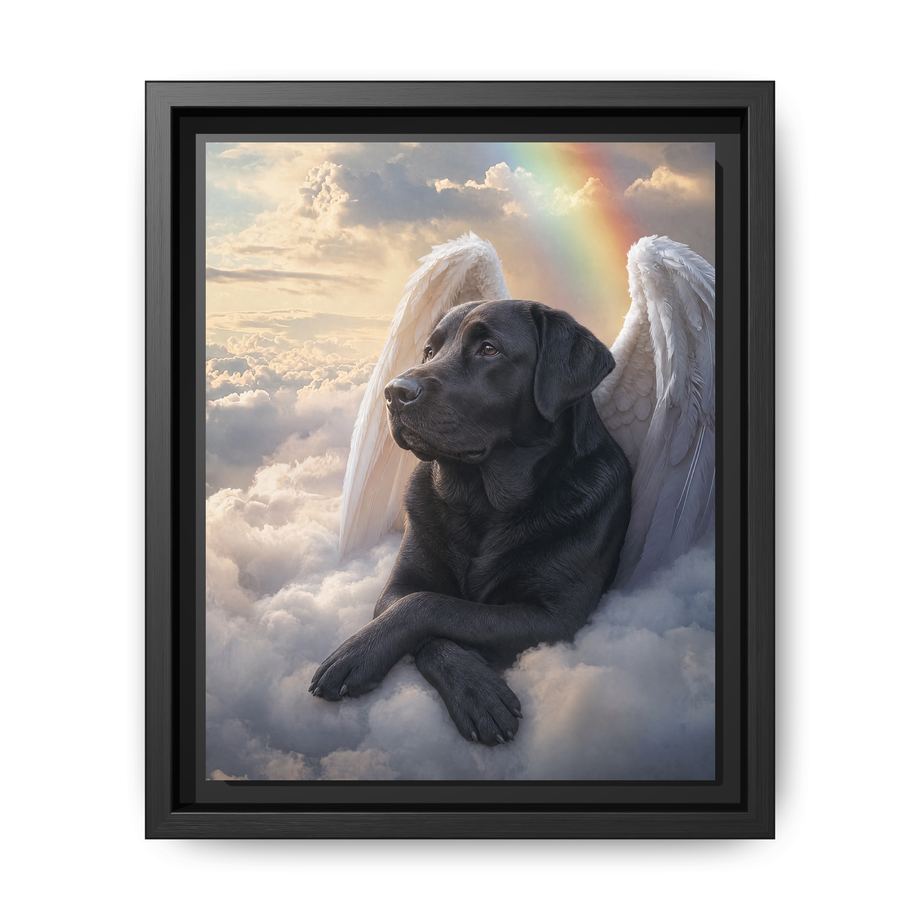 Canvas Framed 8x10 Black