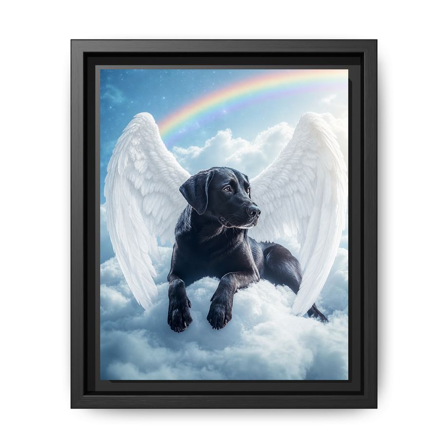 Canvas Framed 8x10 Black