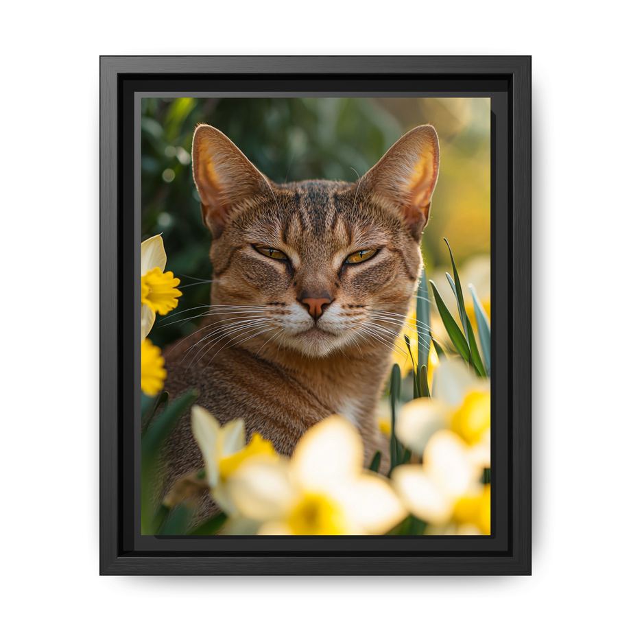 Canvas Framed 8x10 Black