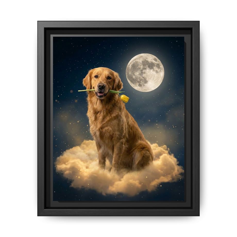 Canvas Framed 8x10 Black