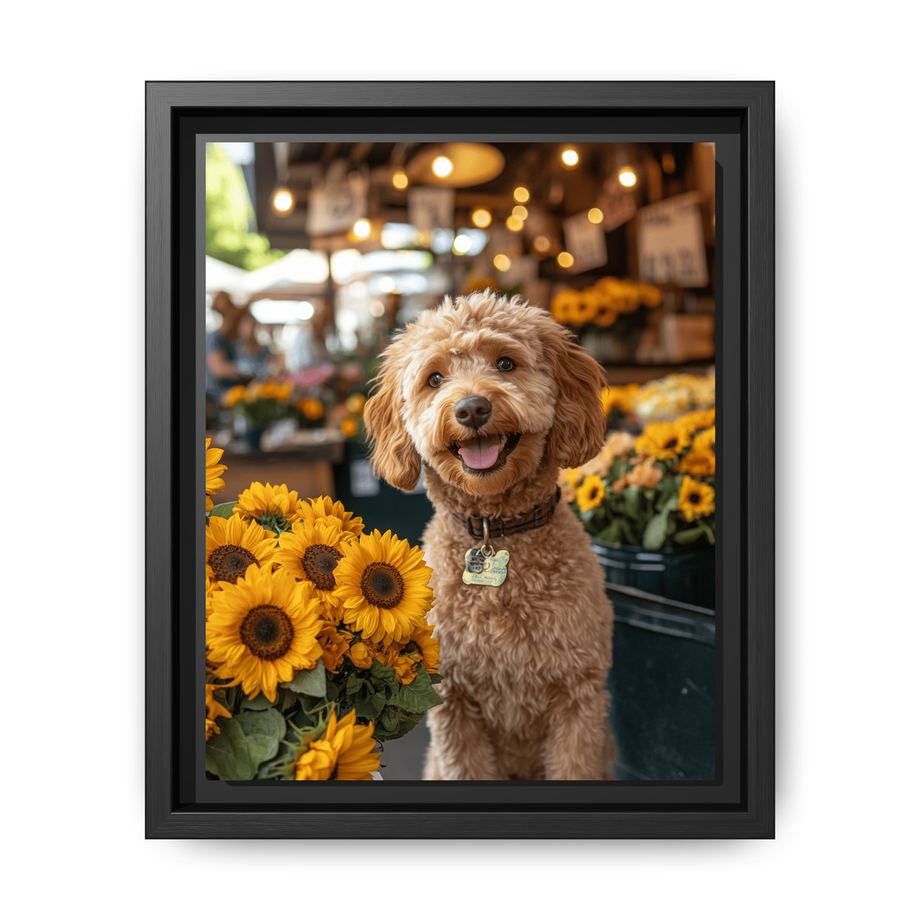 Canvas Framed 8x10 Black