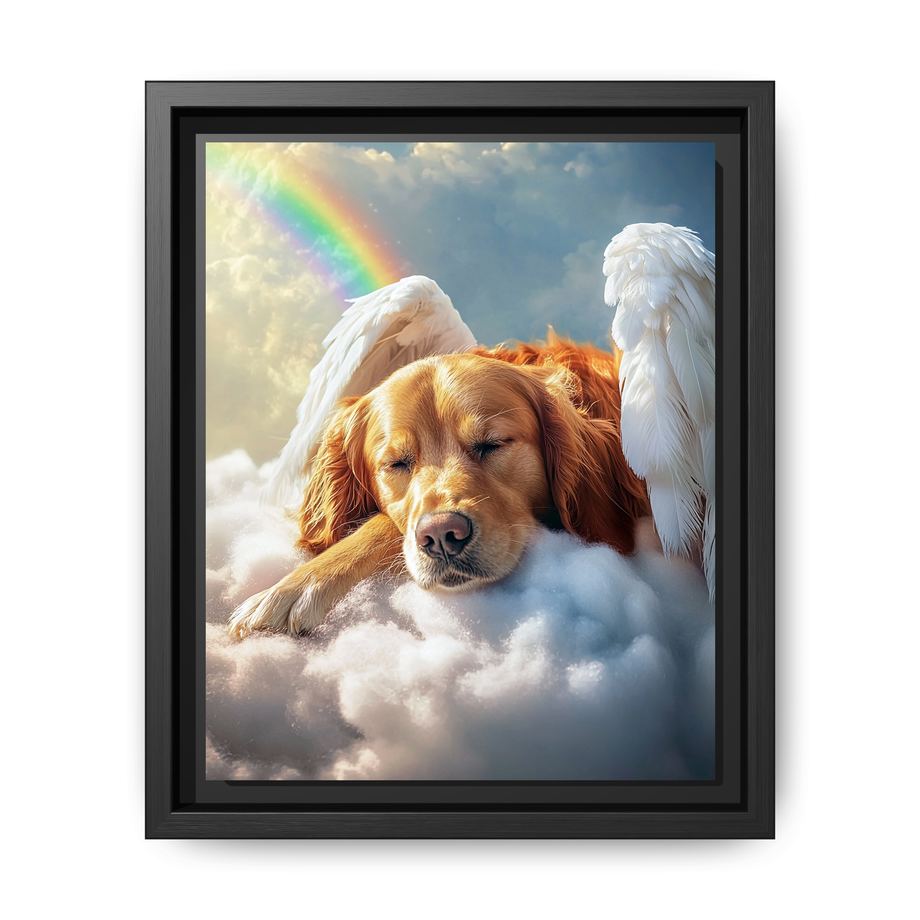 Canvas Framed 8x10 Black