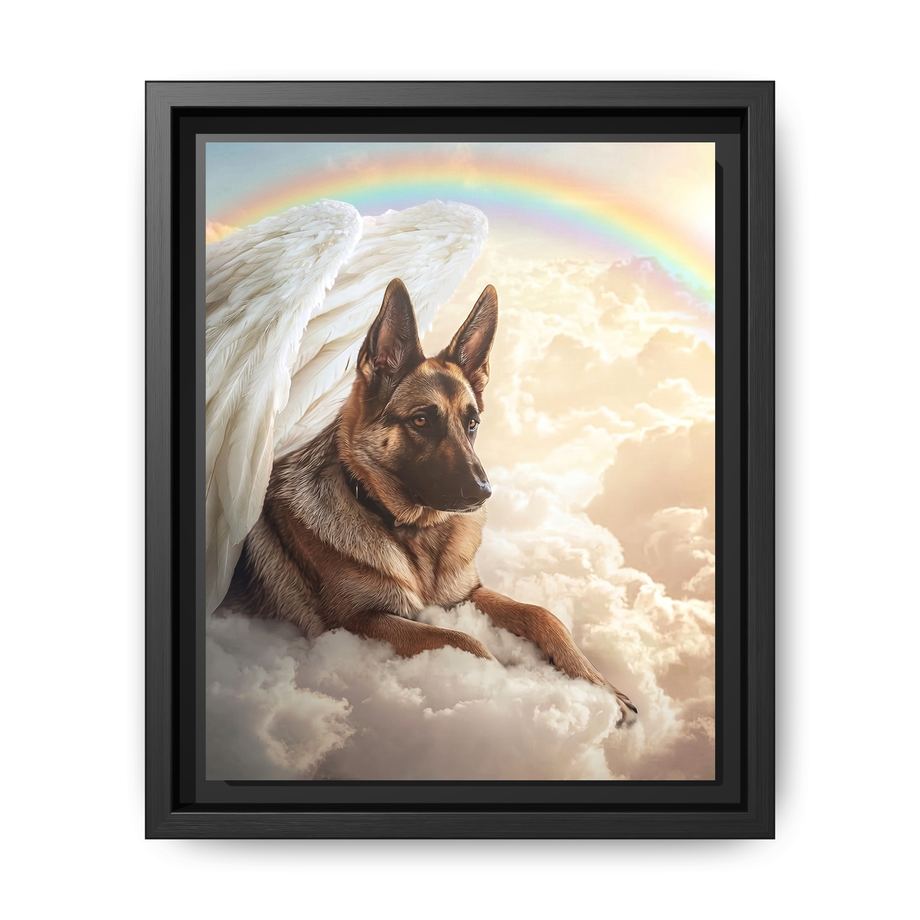 Canvas Framed 8x10 Black