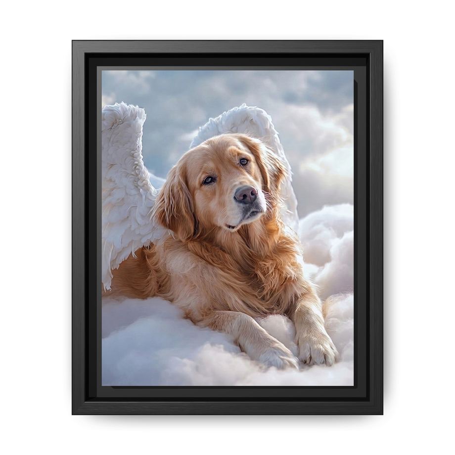 Canvas Framed 8x10 Black