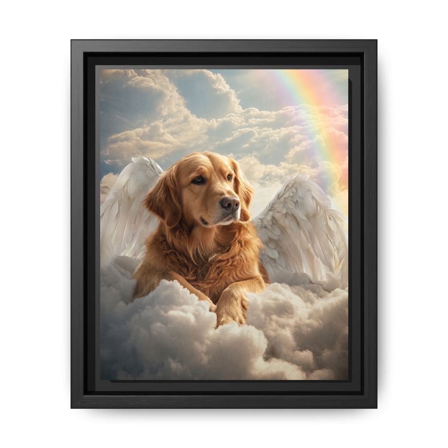 Canvas Framed 8x10 Black