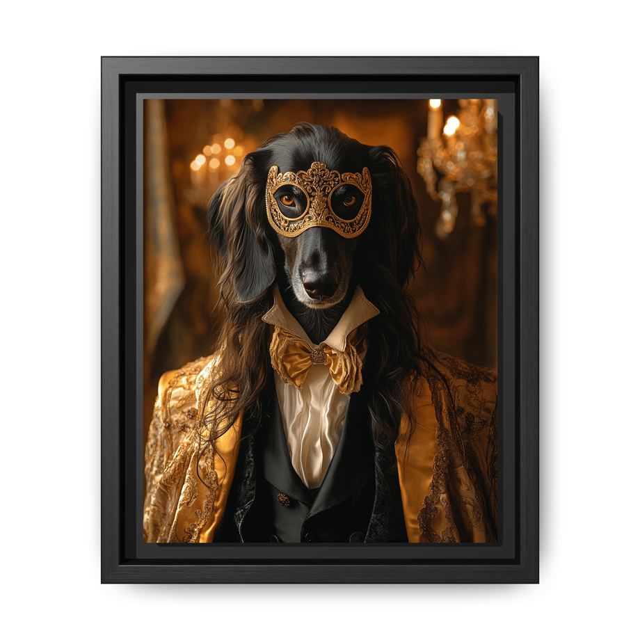 Canvas Framed 8x10 Black