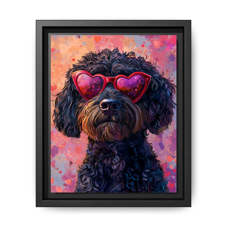 Canvas Framed 8x10 Black