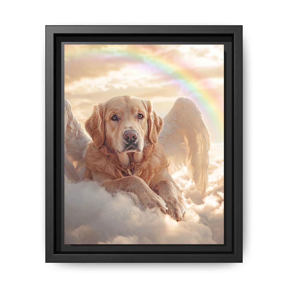 Canvas Framed 8x10 Black