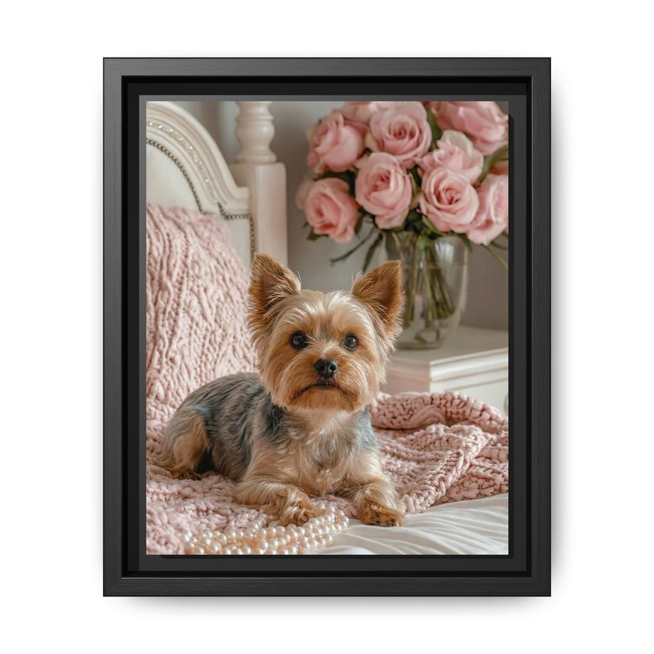 Canvas Framed 8x10 Black