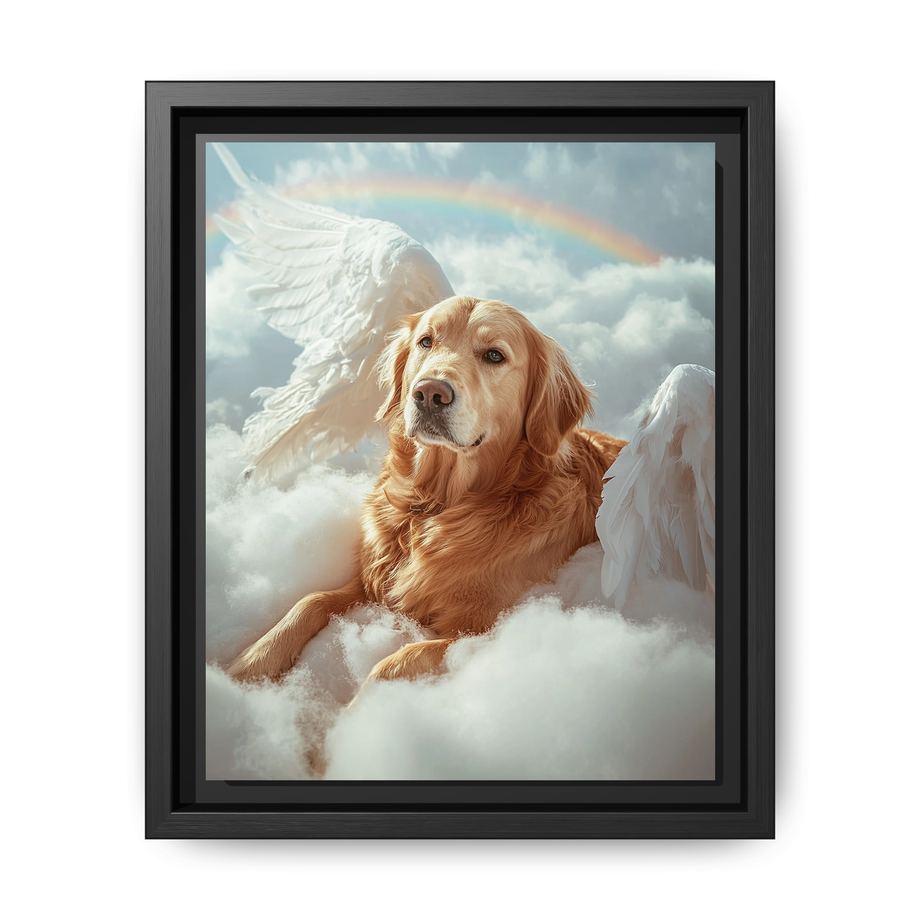 Canvas Framed 8x10 Black