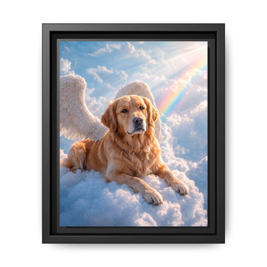 Canvas Framed 8x10 Black