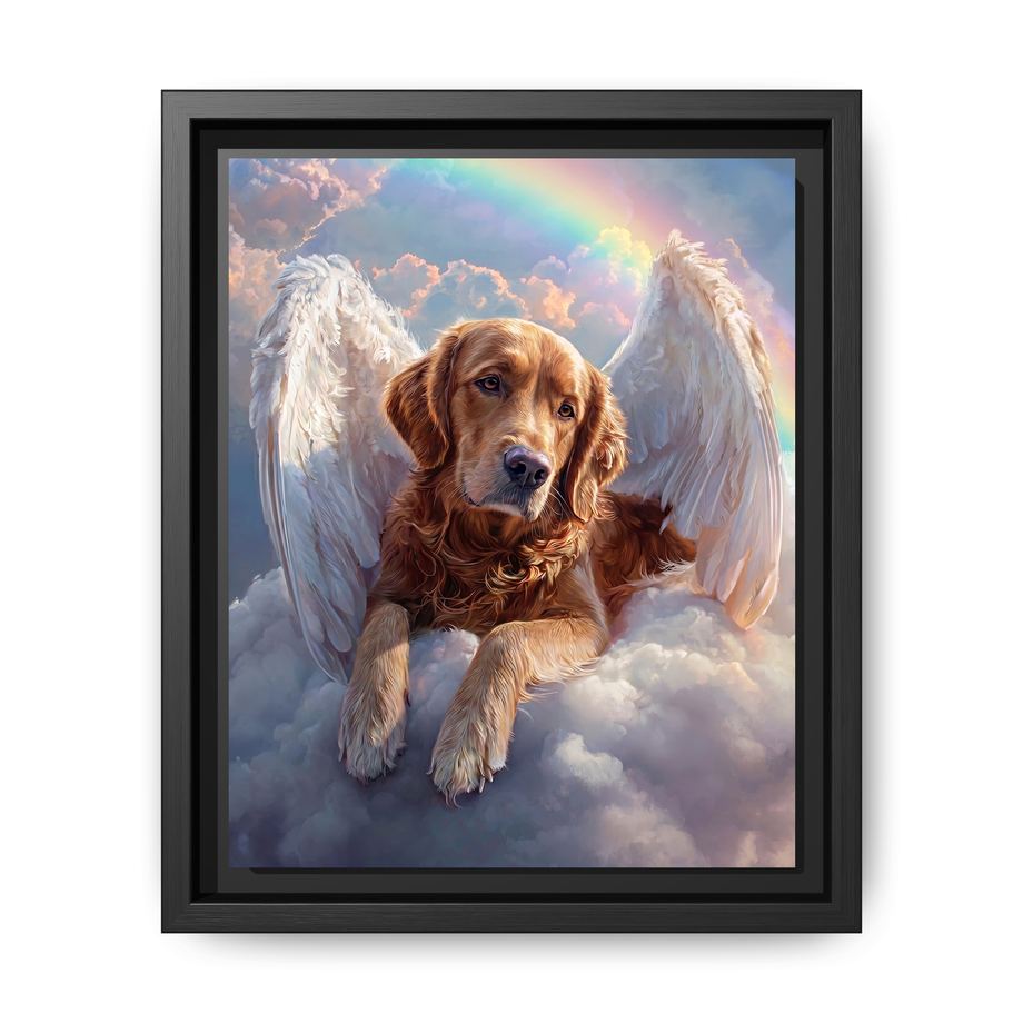 Canvas Framed 8x10 Black