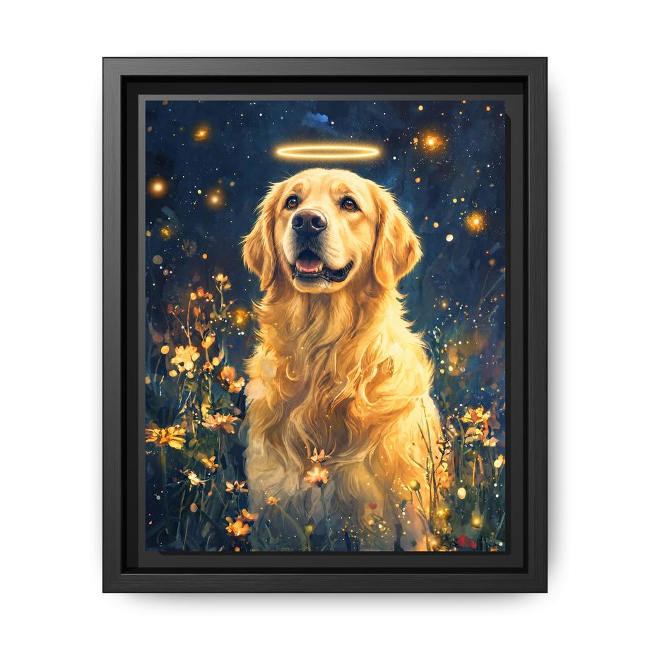 Canvas Framed 8x10 Black
