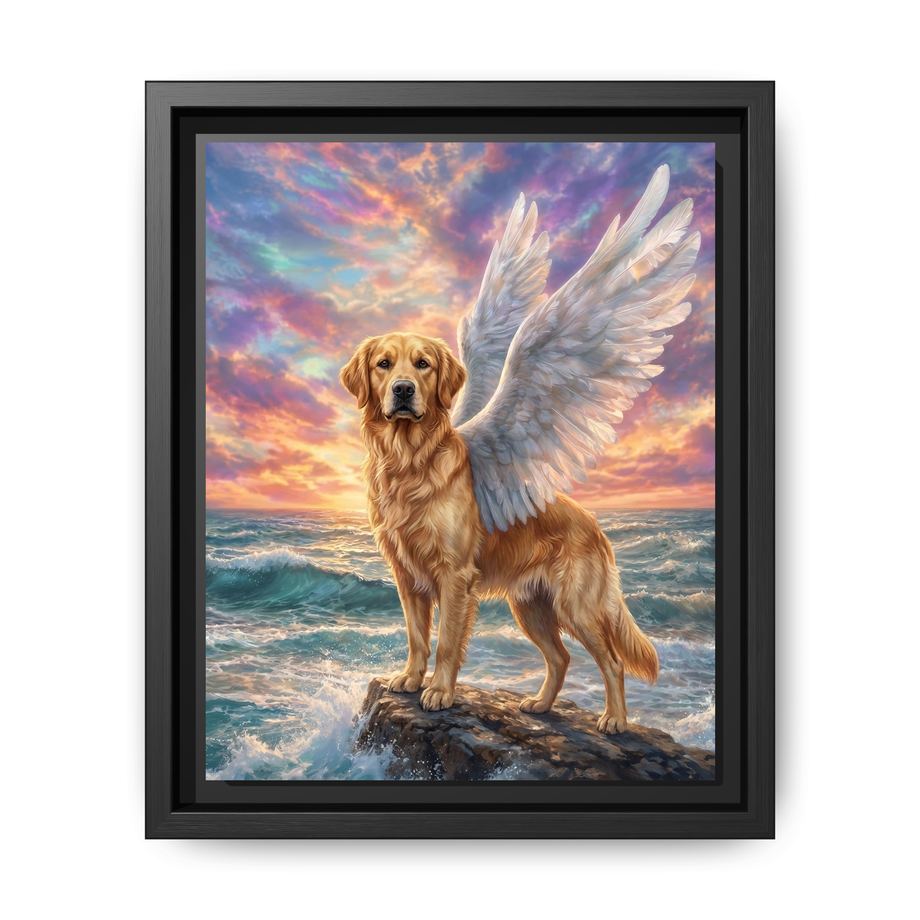 Canvas Framed 8x10 Black