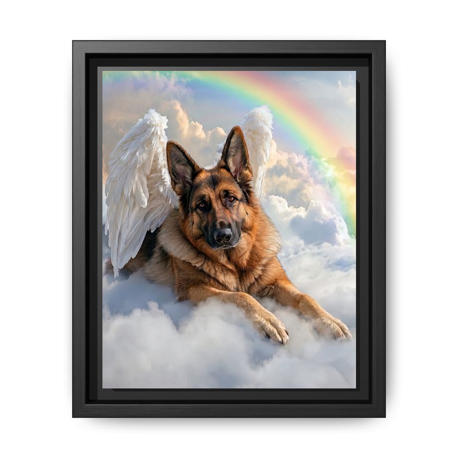 Canvas Framed 8x10 Black