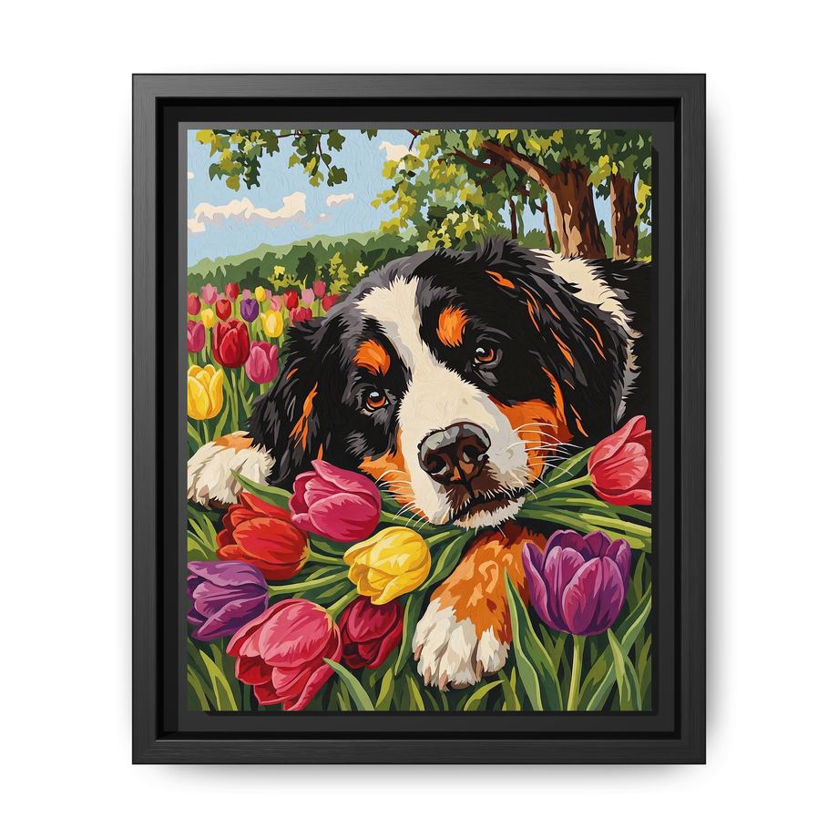 Canvas Framed 8x10 Black
