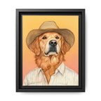 Canvas Framed 8x10 Black