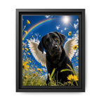 Canvas Framed 8x10 Black