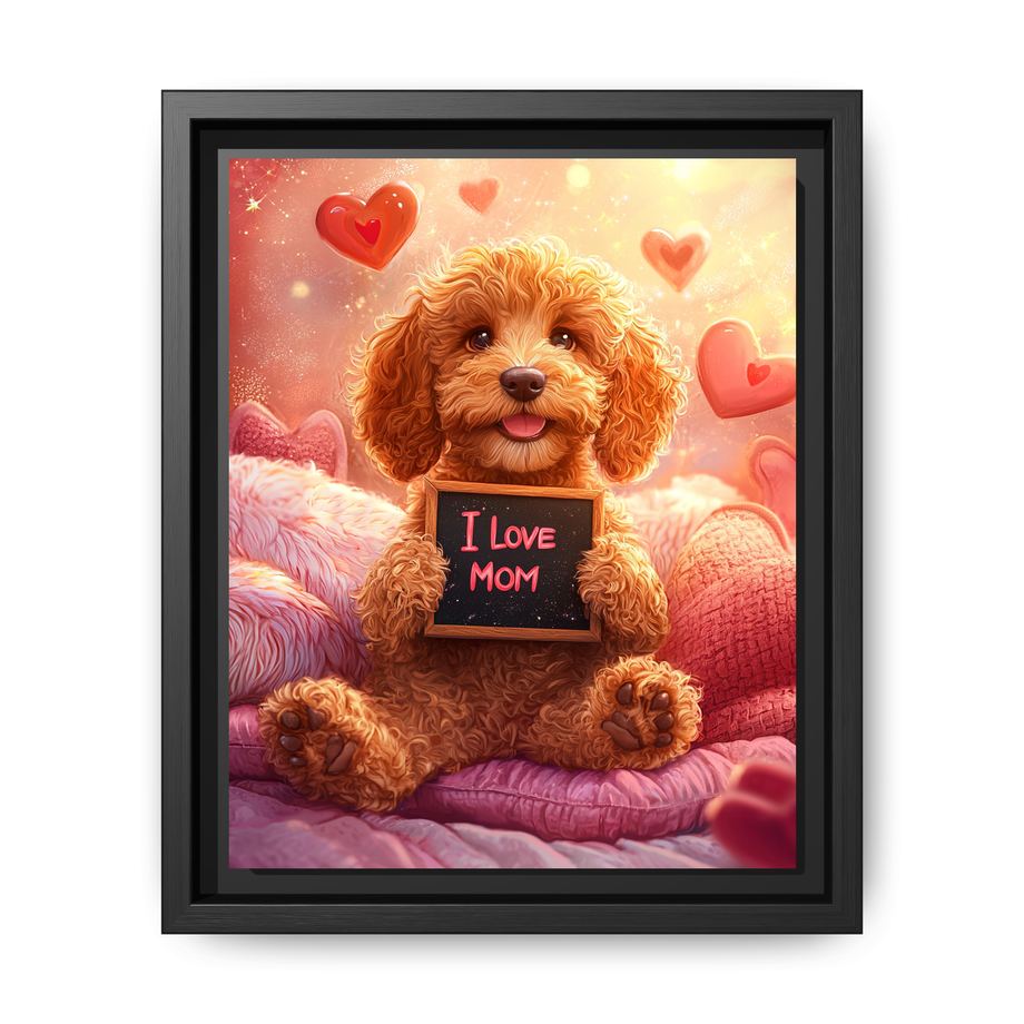Canvas Framed 8x10 Black