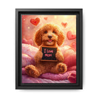 Canvas Framed 8x10 Black