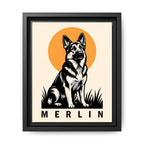 Canvas Framed 8x10 Black