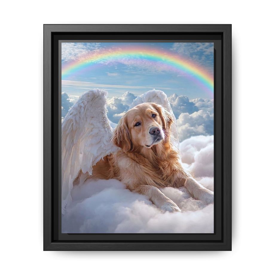 Canvas Framed 8x10 Black