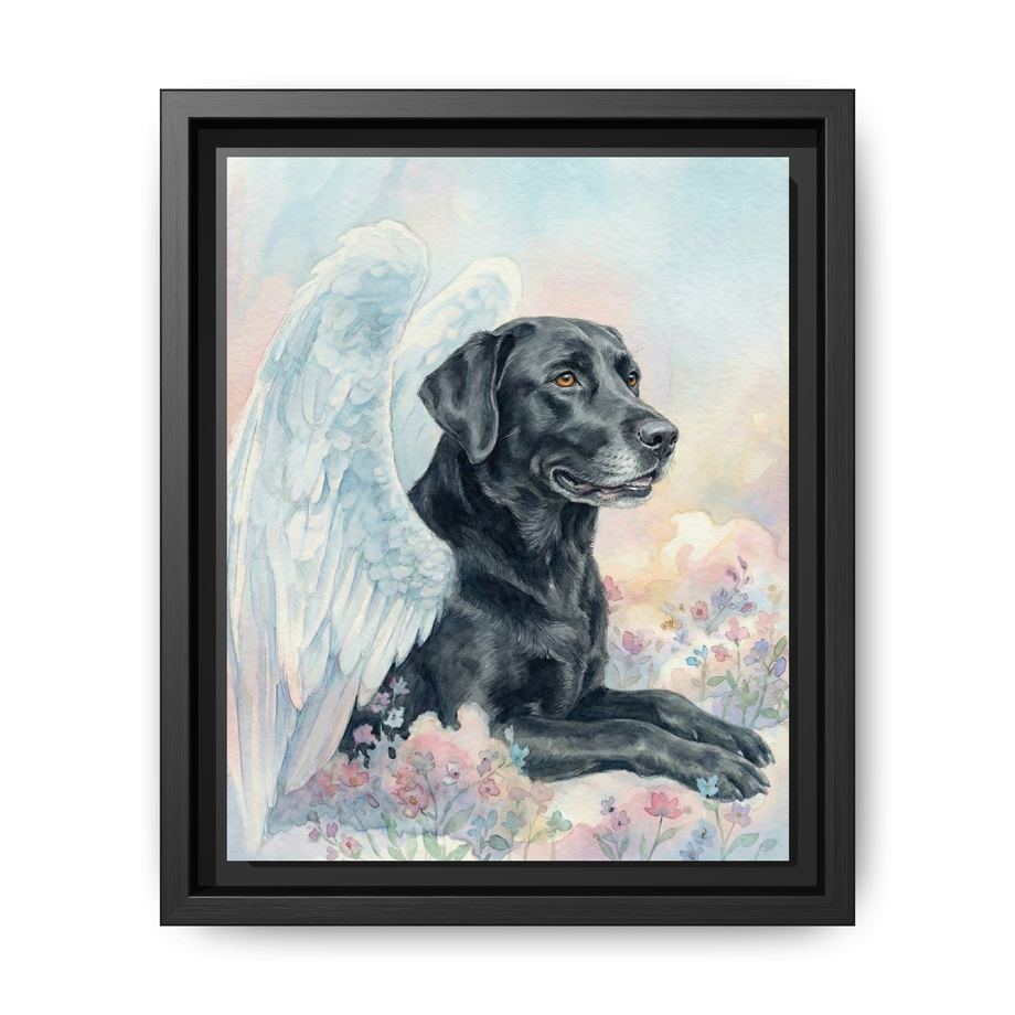 Canvas Framed 8x10 Black