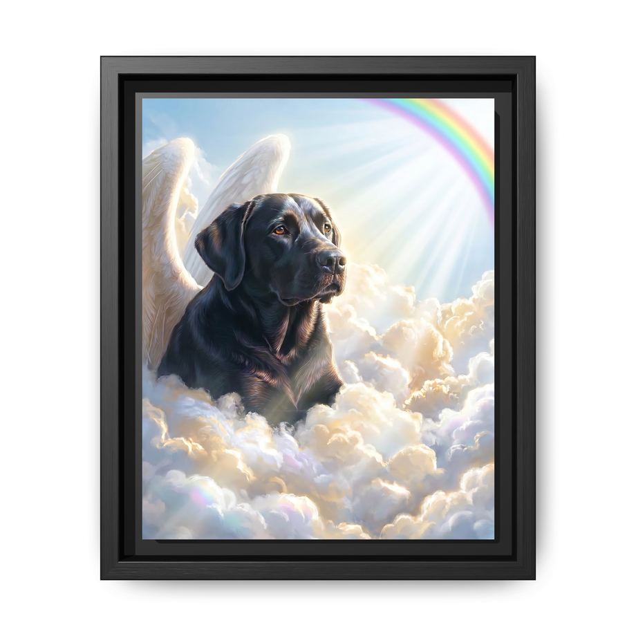 Canvas Framed 8x10 Black