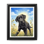 Canvas Framed 8x10 Black