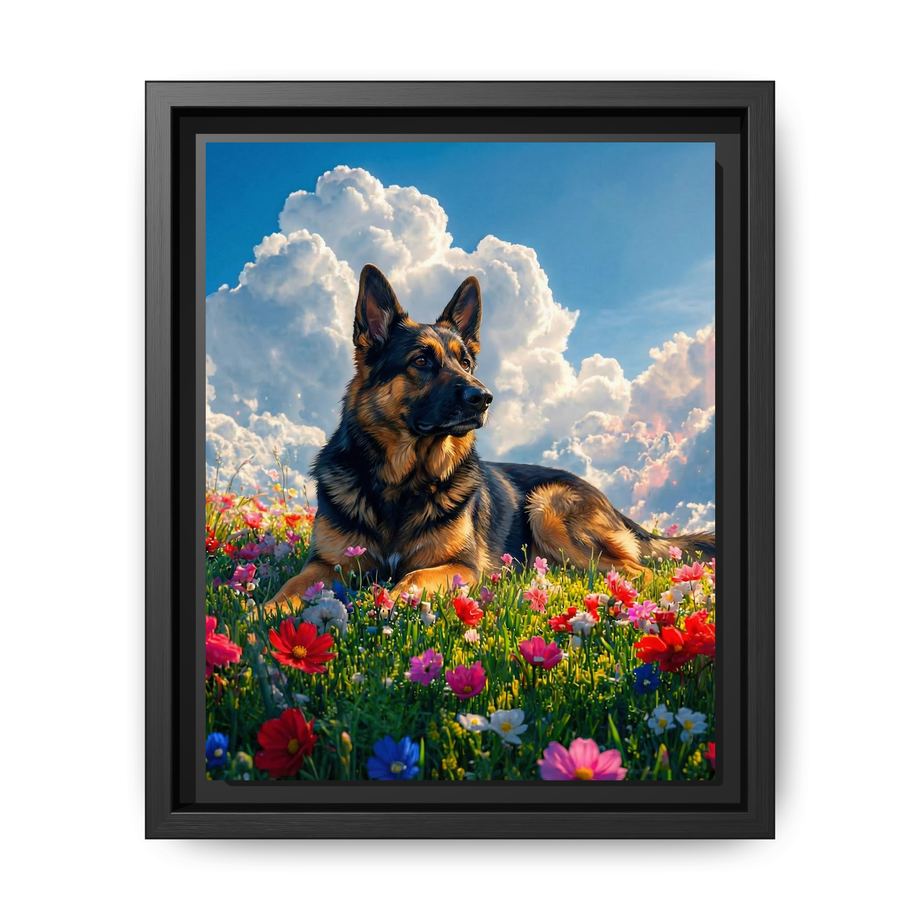 Canvas Framed 8x10 Black