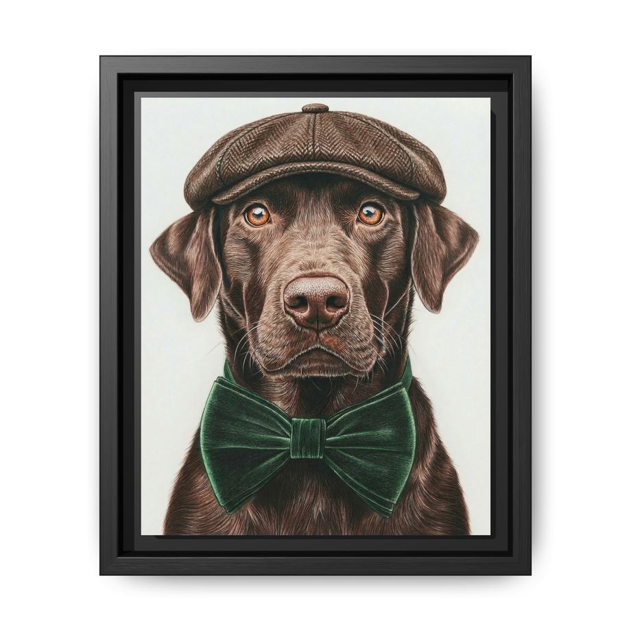 Canvas Framed 8x10 Black