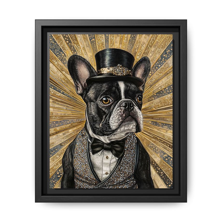 Canvas Framed 8x10 Black