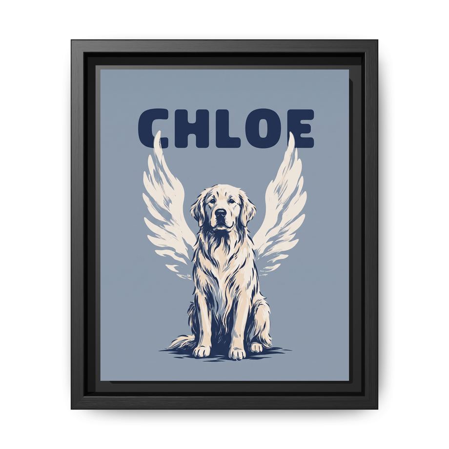 Canvas Framed 8x10 Black