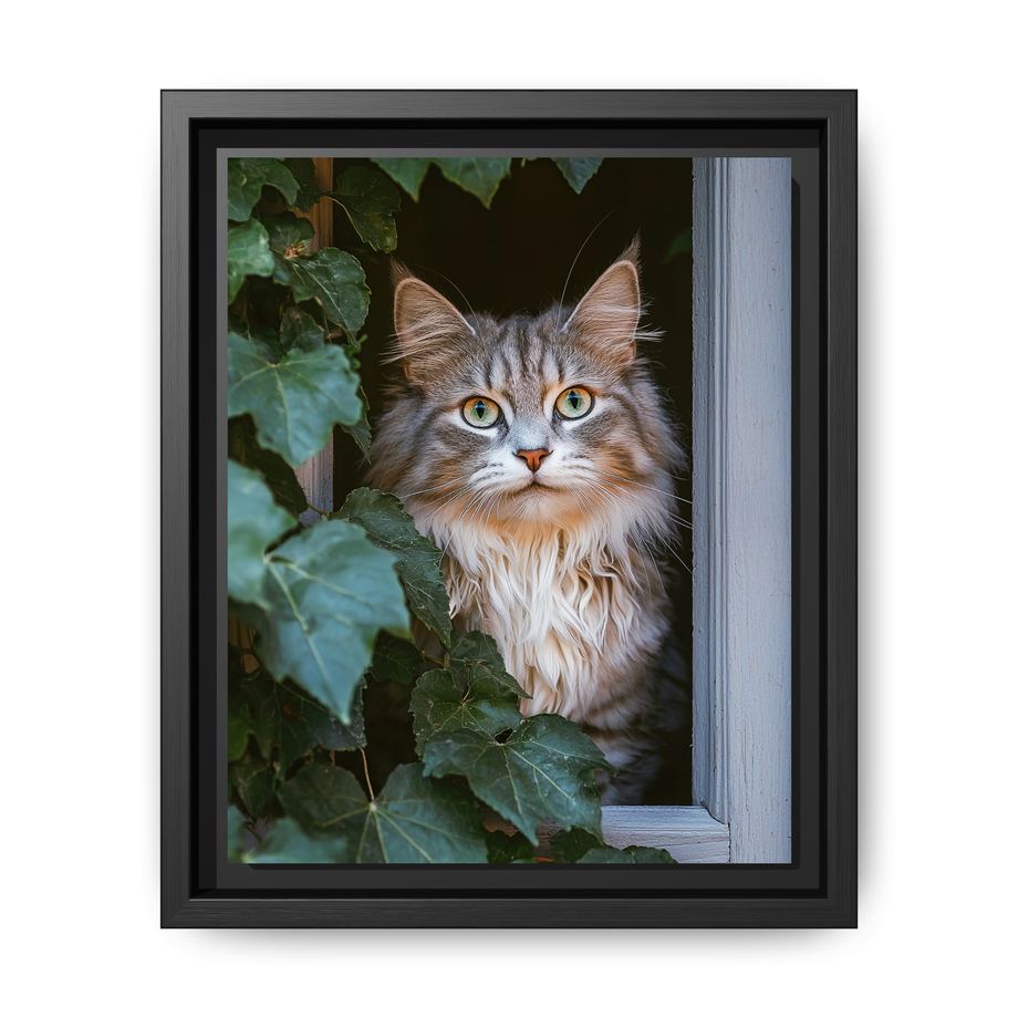 Canvas Framed 8x10 Black