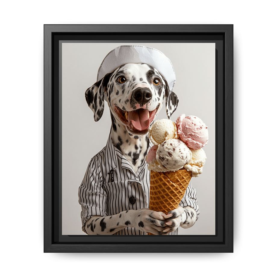 Canvas Framed 8x10 Black