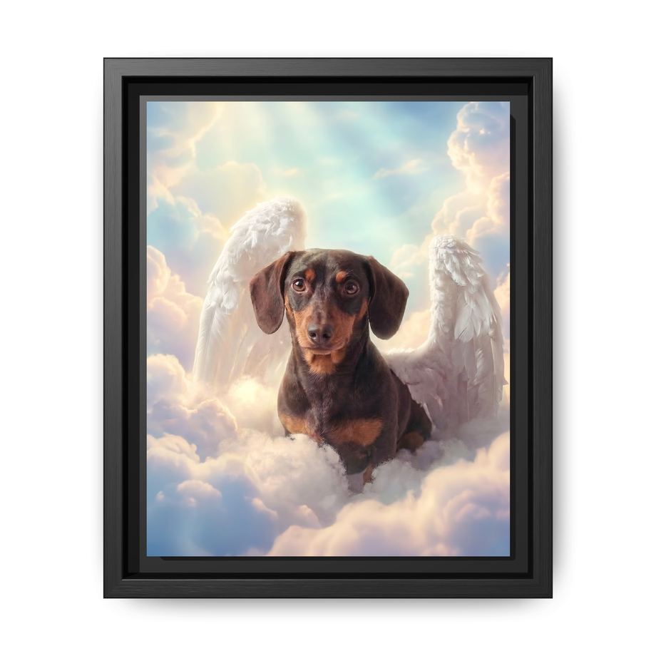 Canvas Framed 8x10 Black