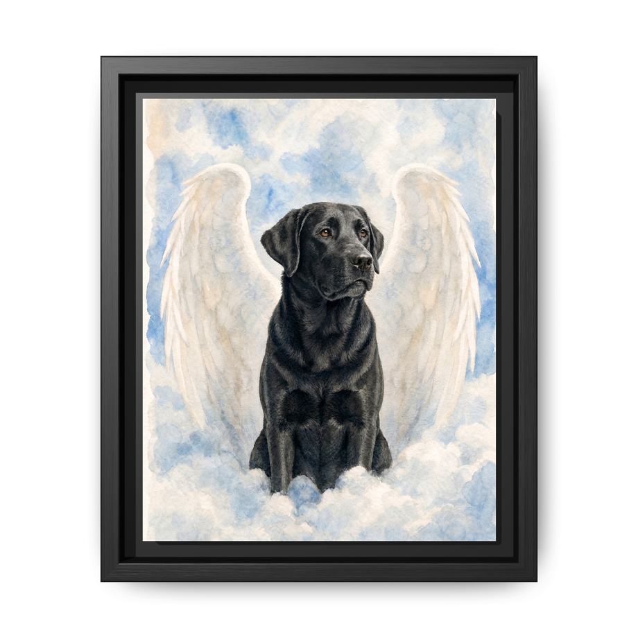 Canvas Framed 8x10 Black