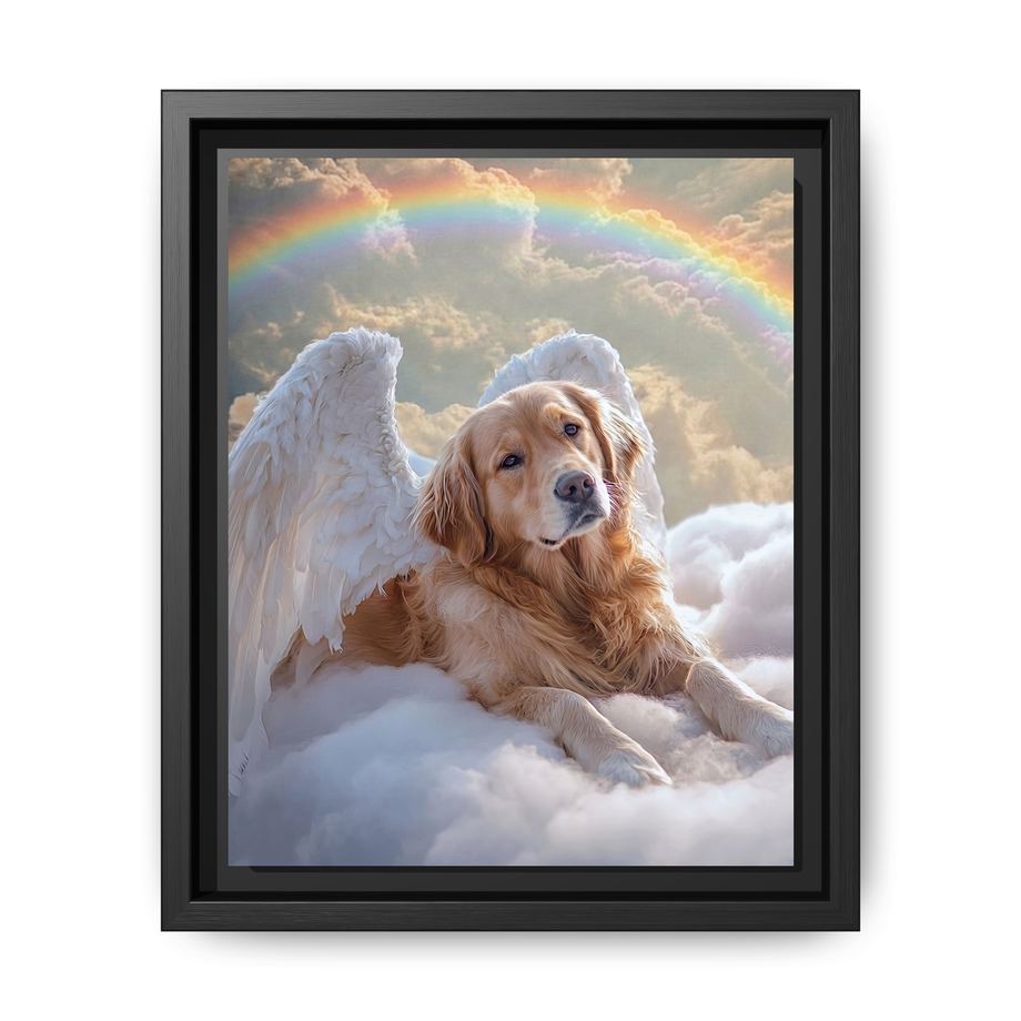 Canvas Framed 8x10 Black