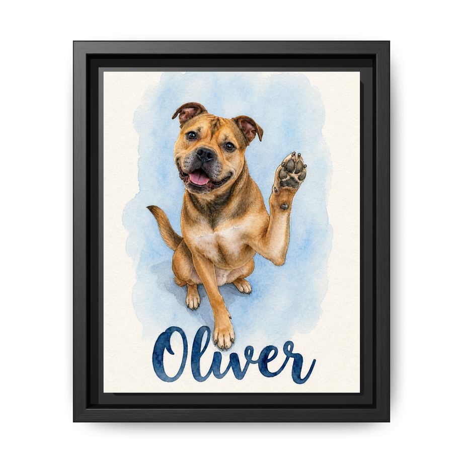Framed 8x10 Black front