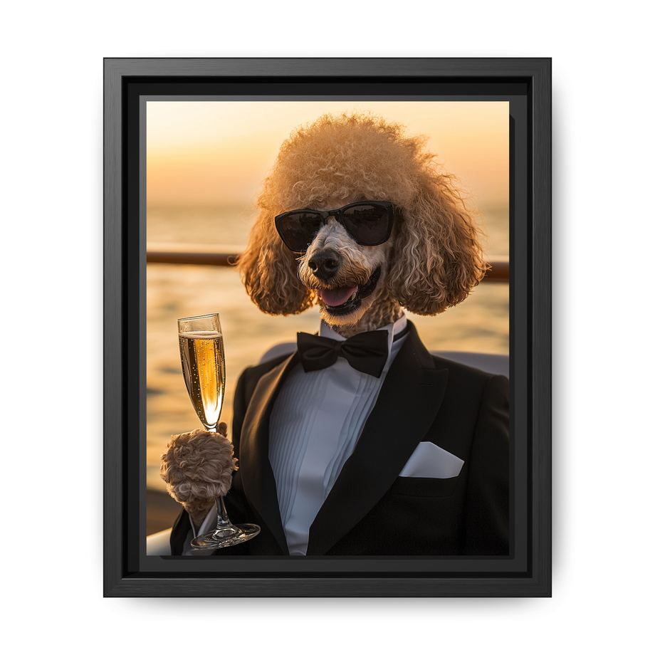 Canvas Framed 8x10 Black