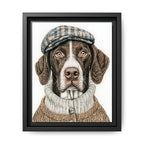Canvas Framed 8x10 Black