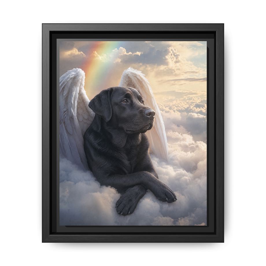 Canvas Framed 8x10 Black