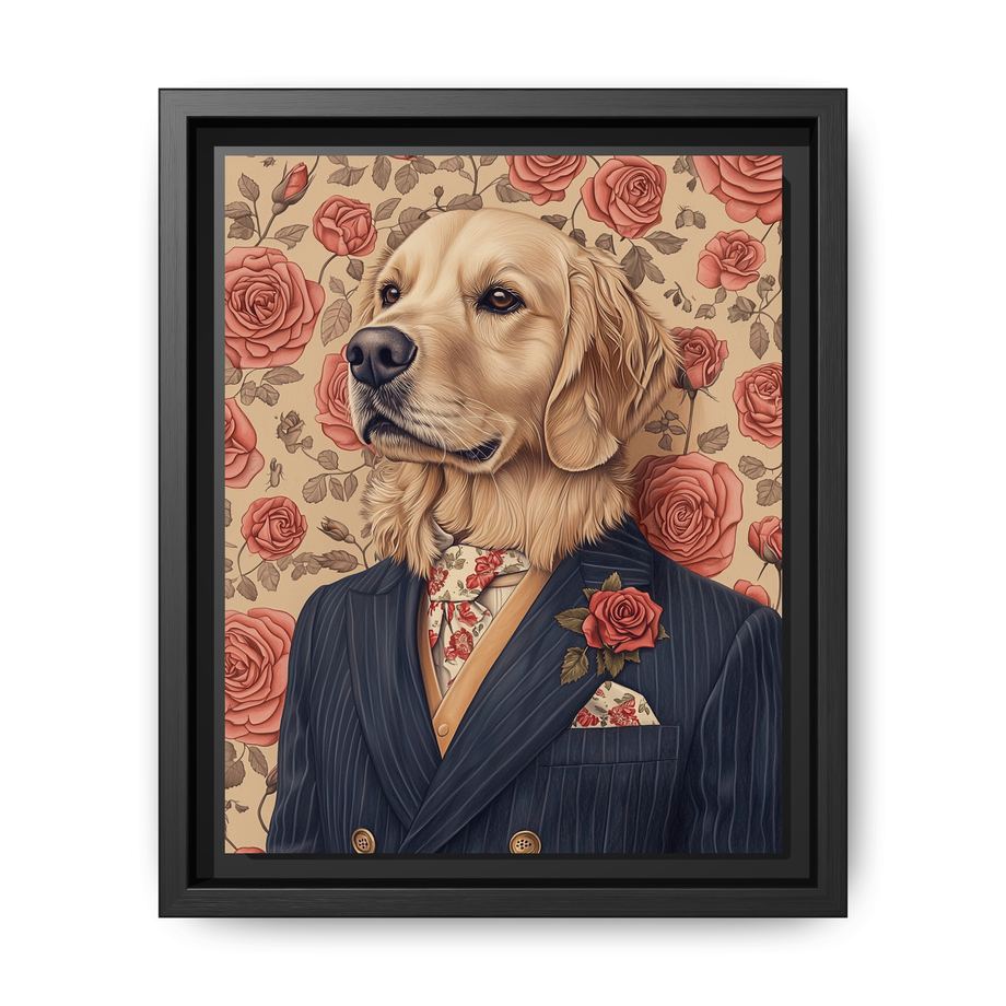 Canvas Framed 8x10 Black