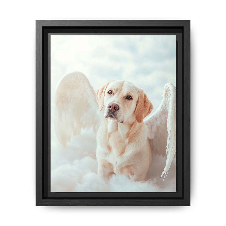 Canvas Framed 8x10 Black