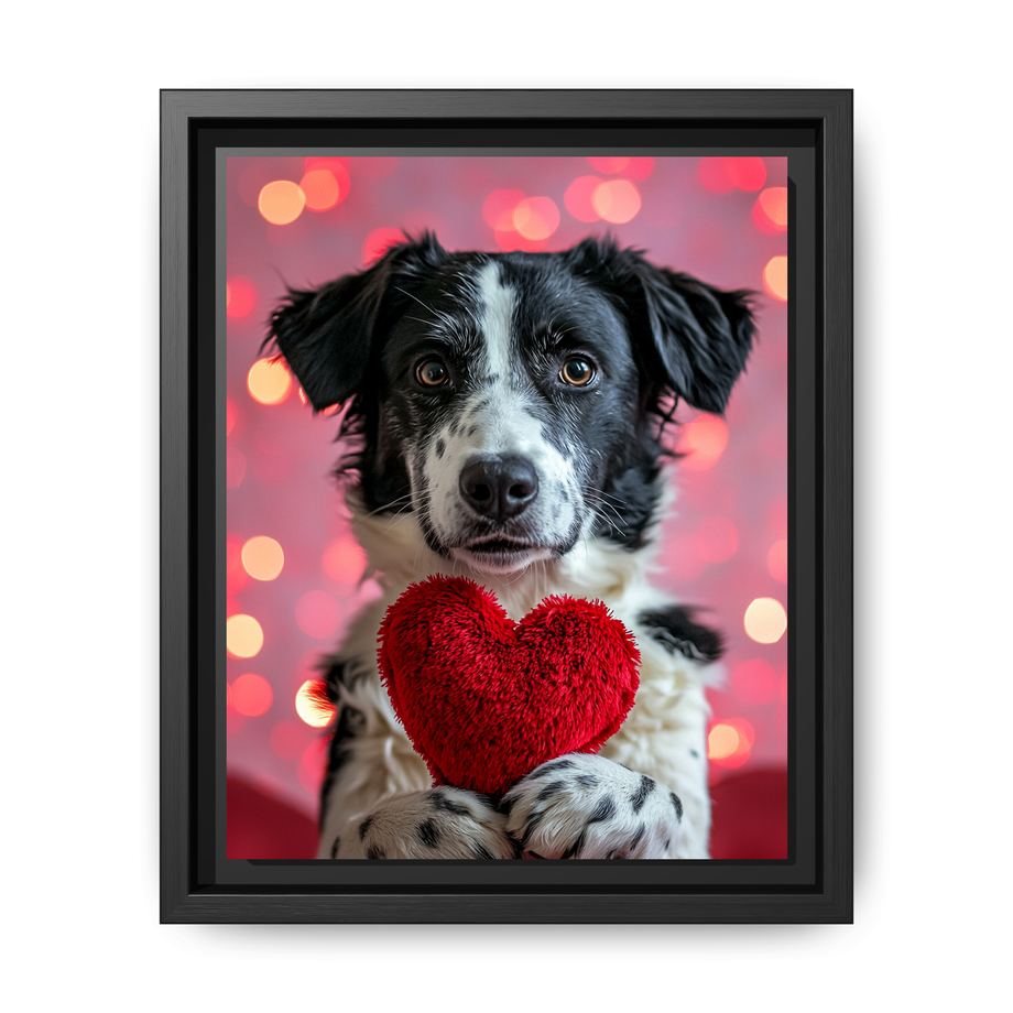 Canvas Framed 8x10 Black