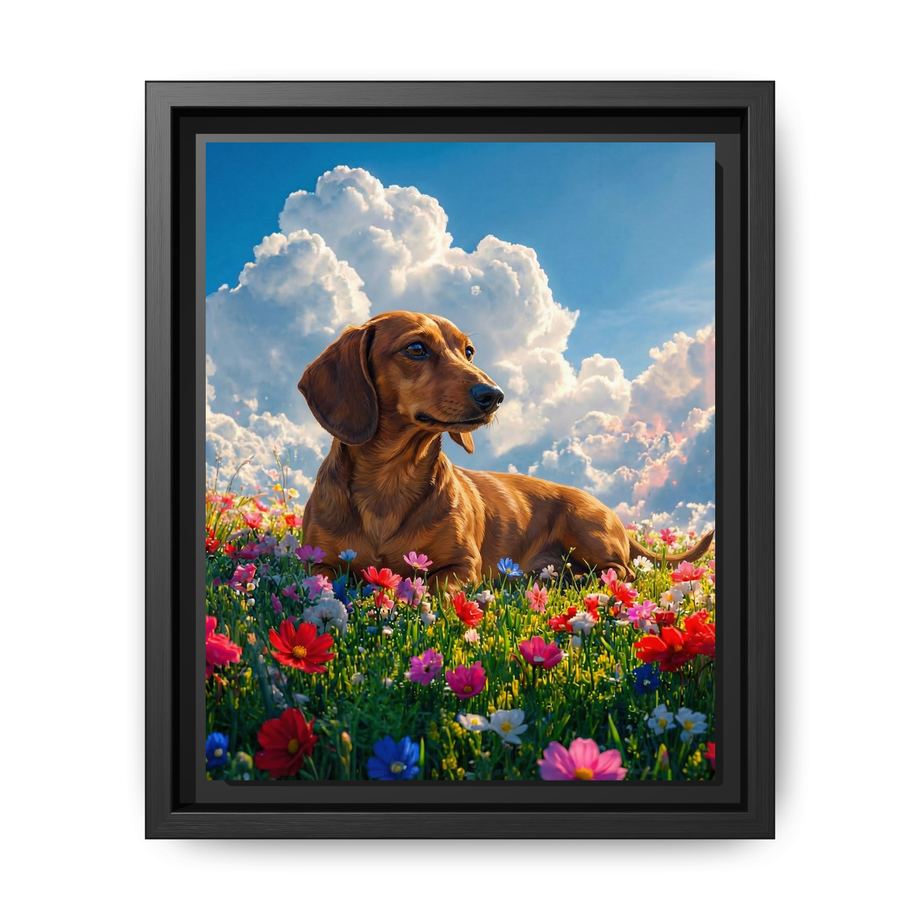 Canvas Framed 8x10 Black