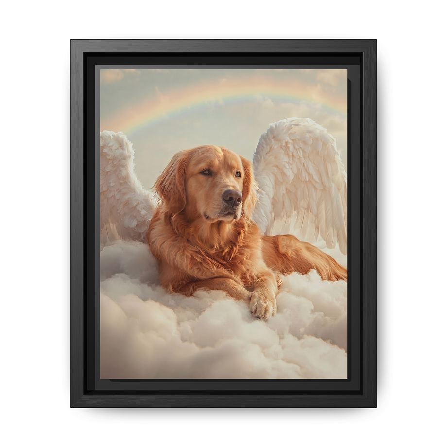 Canvas Framed 8x10 Black