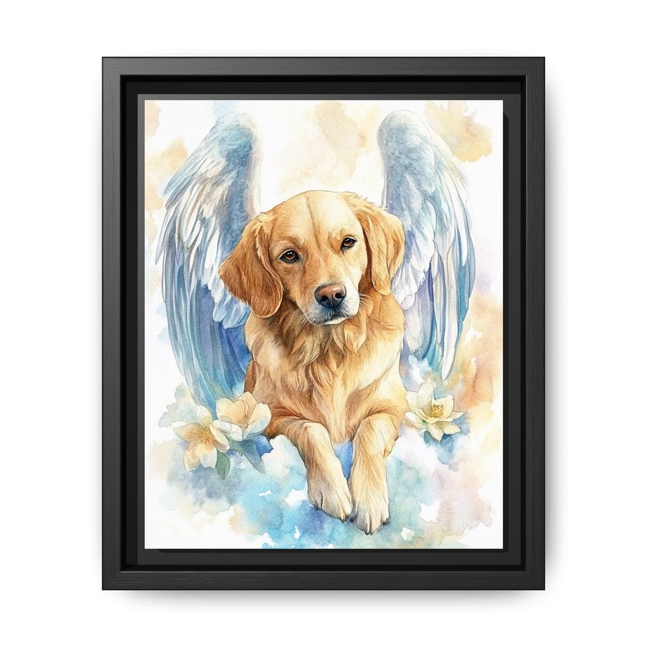 Canvas Framed 8x10 Black
